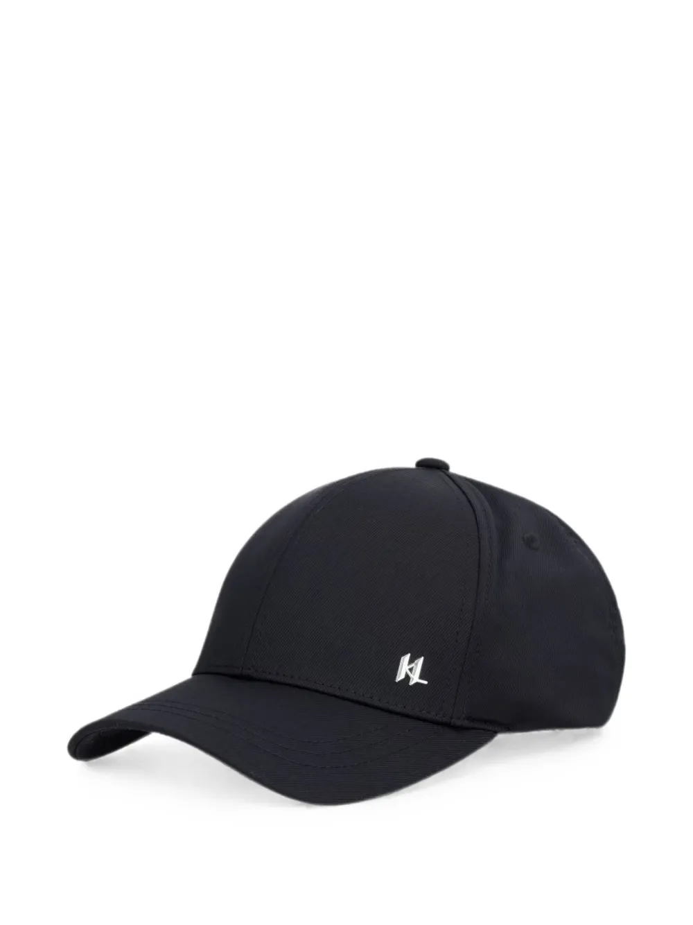 Karl Lagerfeld logo-plaque baseball cap - Nero