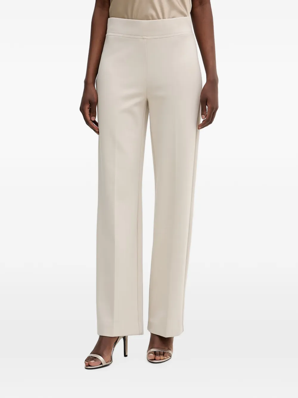 Joseph Ribkoff pressed-crease trousers Beige