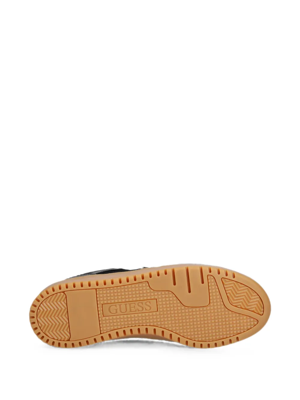 GUESS USA monogram-print panelled sneakers Zwart