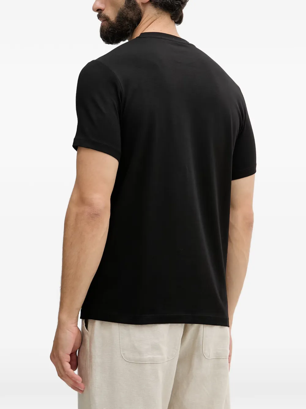 Karl Lagerfeld Katoenen T-shirt met logoprint Zwart