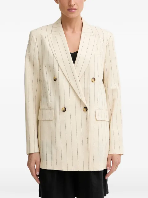 rag & bone pinstripe double-breasted blazer