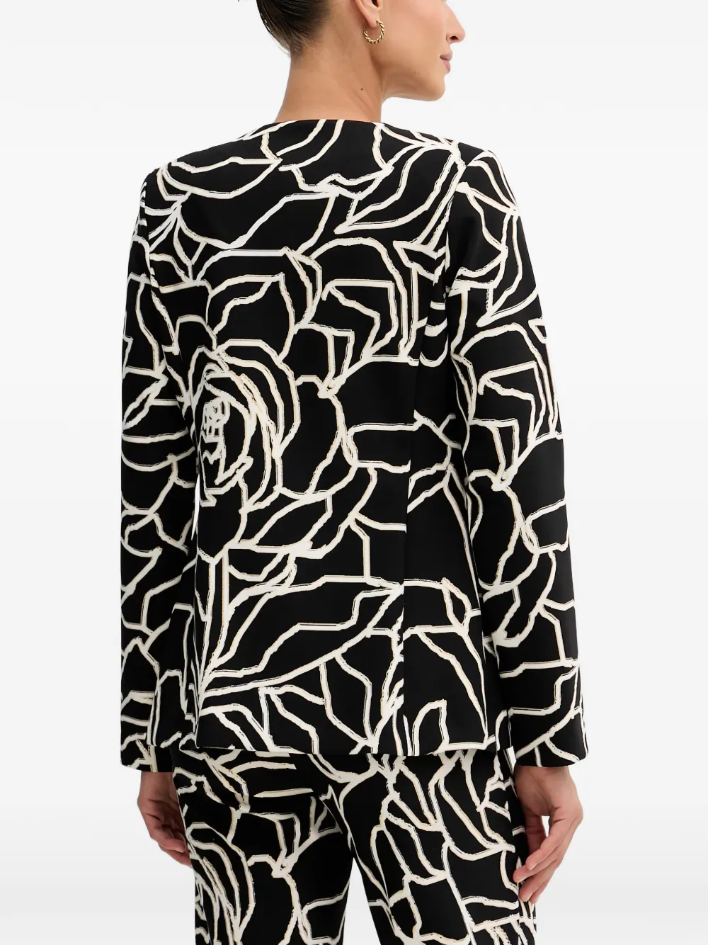 Joseph Ribkoff Blazer met enkele rij knopen Zwart