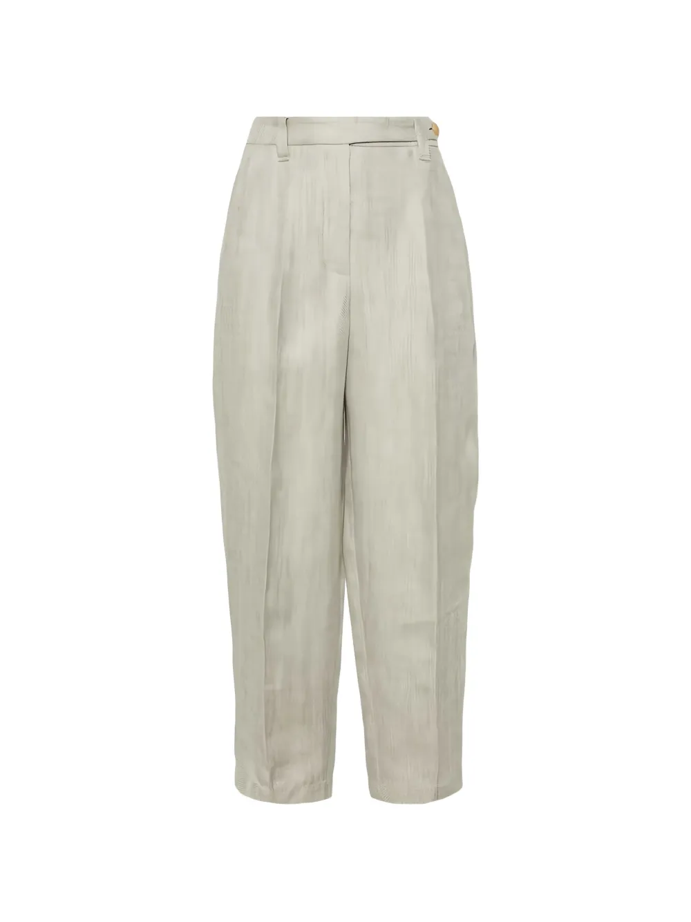Brunello Cucinelli pressed-crease trousers - Nude
