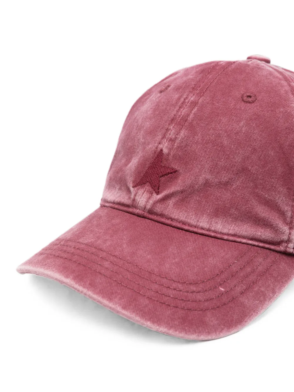 Golden Goose Honkbalpet met patch Rood