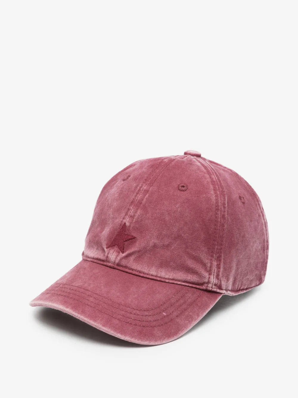 Golden Goose star-patch baseball cap | Red | Image 1