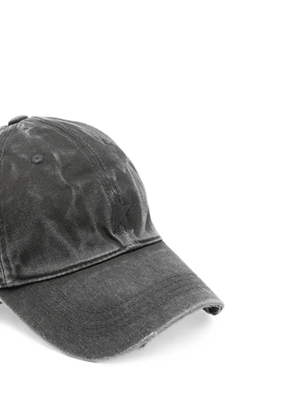 Golden Goose Journey honkbalpet met geborduurde ster Grijs