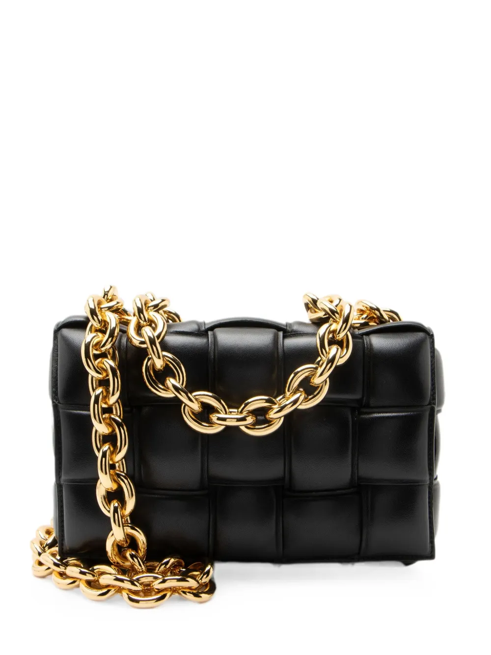 Bottega Veneta Pre-Owned maxi Cassette chain shoulder bag - Nero