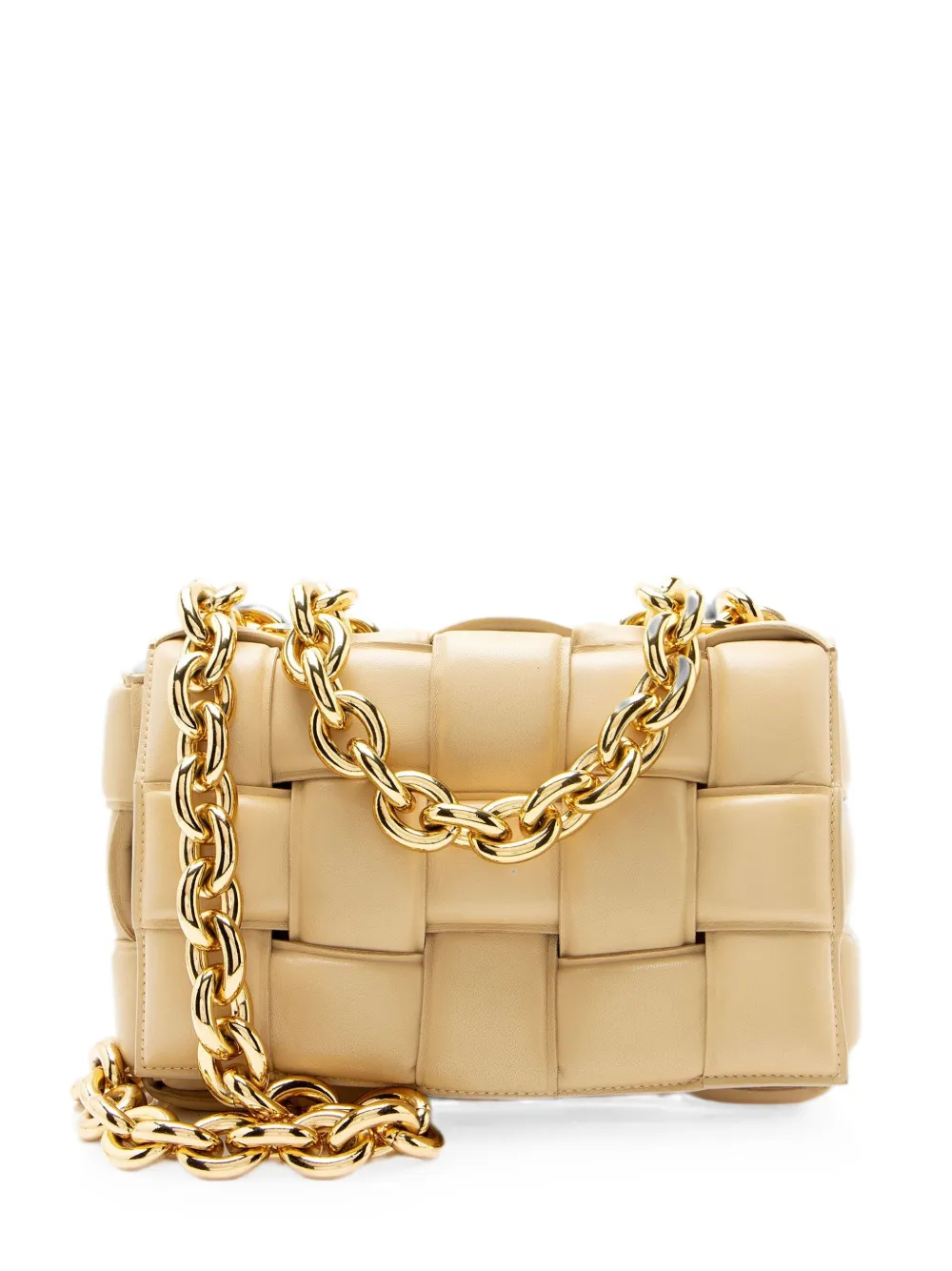 Bottega Veneta Pre-Owned Cassette Chain shoulder bag - Neutrals