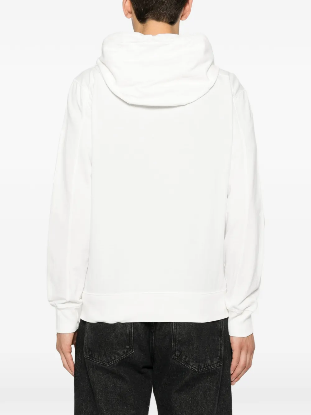 C.P. Company Hoodie met rits Wit