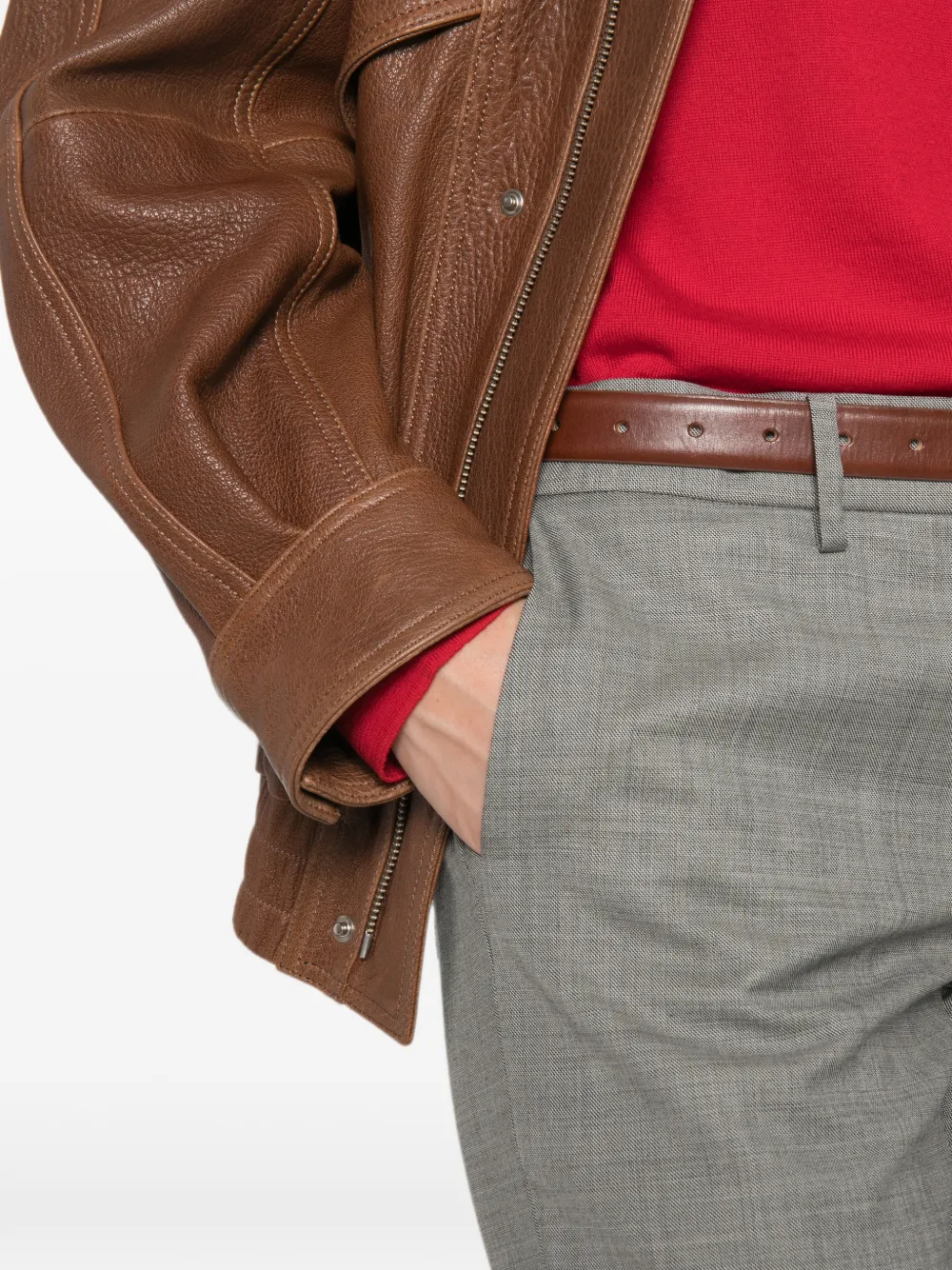 Magda Butrym Flared pantalon Grijs
