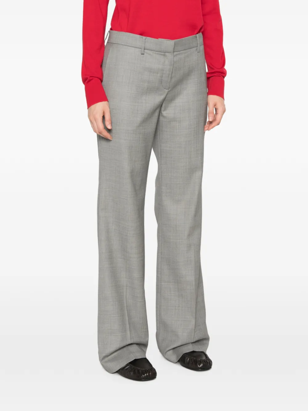 Magda Butrym Flared pantalon Grijs