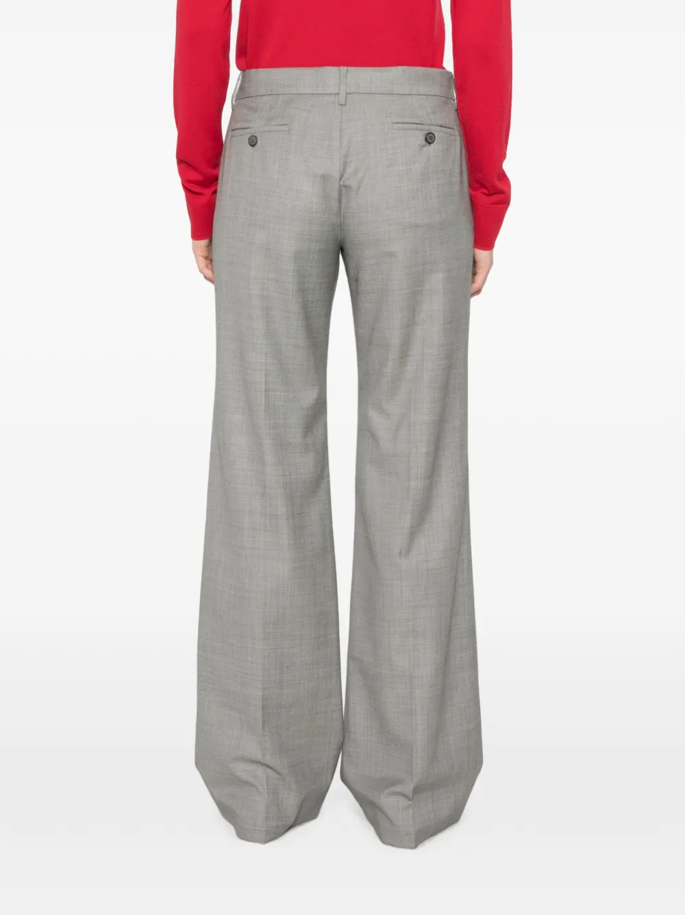Magda Butrym Flared pantalon Grijs
