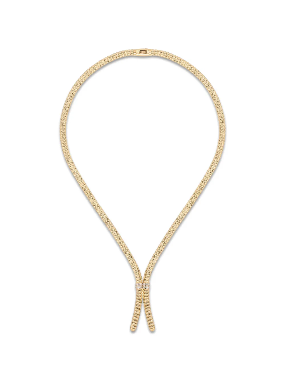 Officina Bernardi Enigma Y Halskette mit Diamanten - Gold