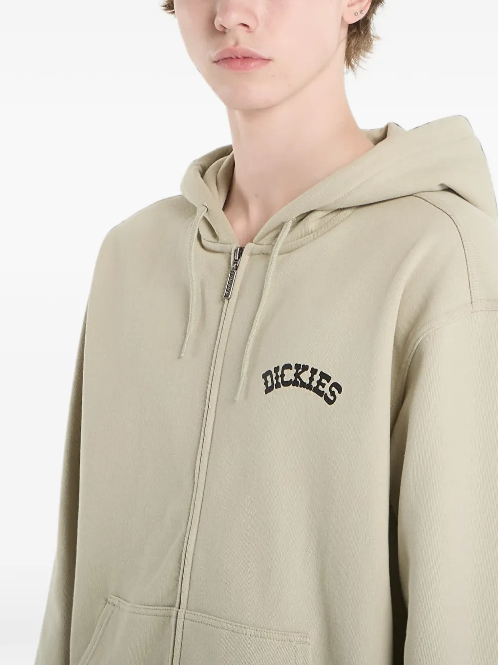 DICKIES Bettsville hoodie met rits Beige