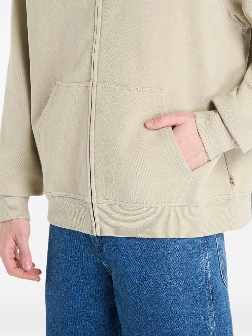DICKIES Bettsville hoodie met rits Beige