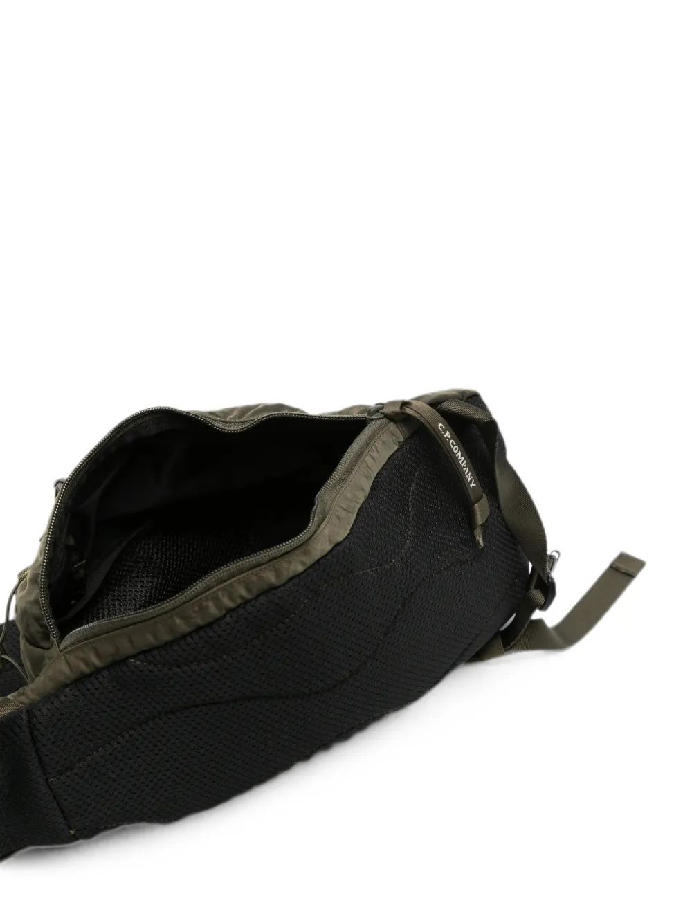 C.P. Company Messengertas met logo-patroon Groen