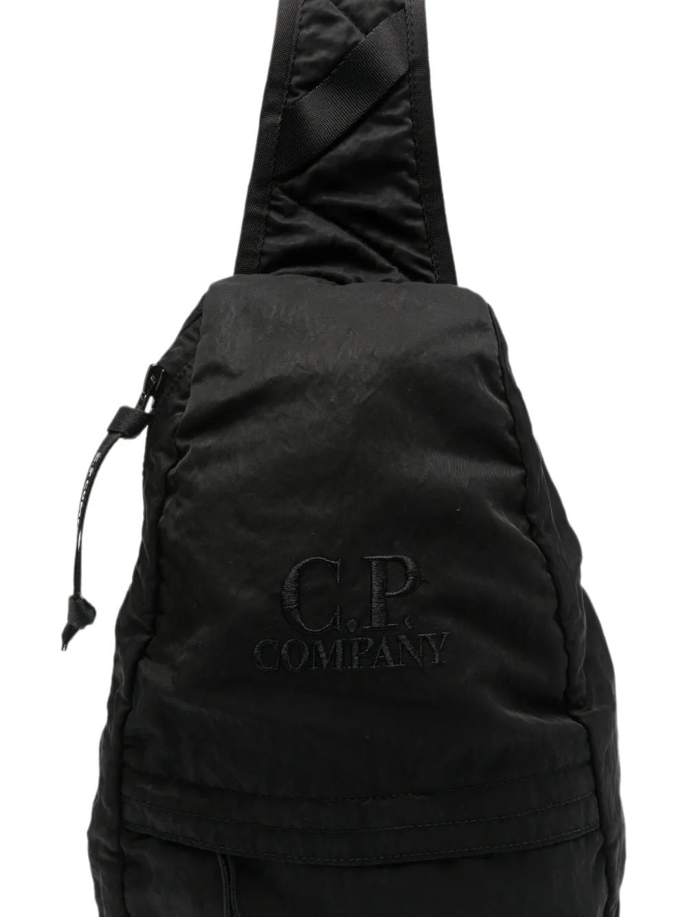 C.P. Company Rugzak met geborduurd logo Zwart