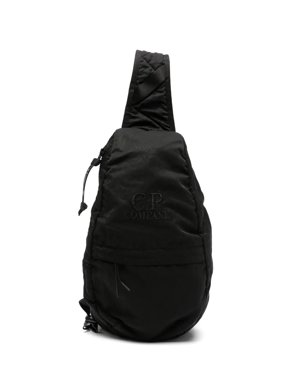 C.P. Company logo-embroidered backpack - Nero