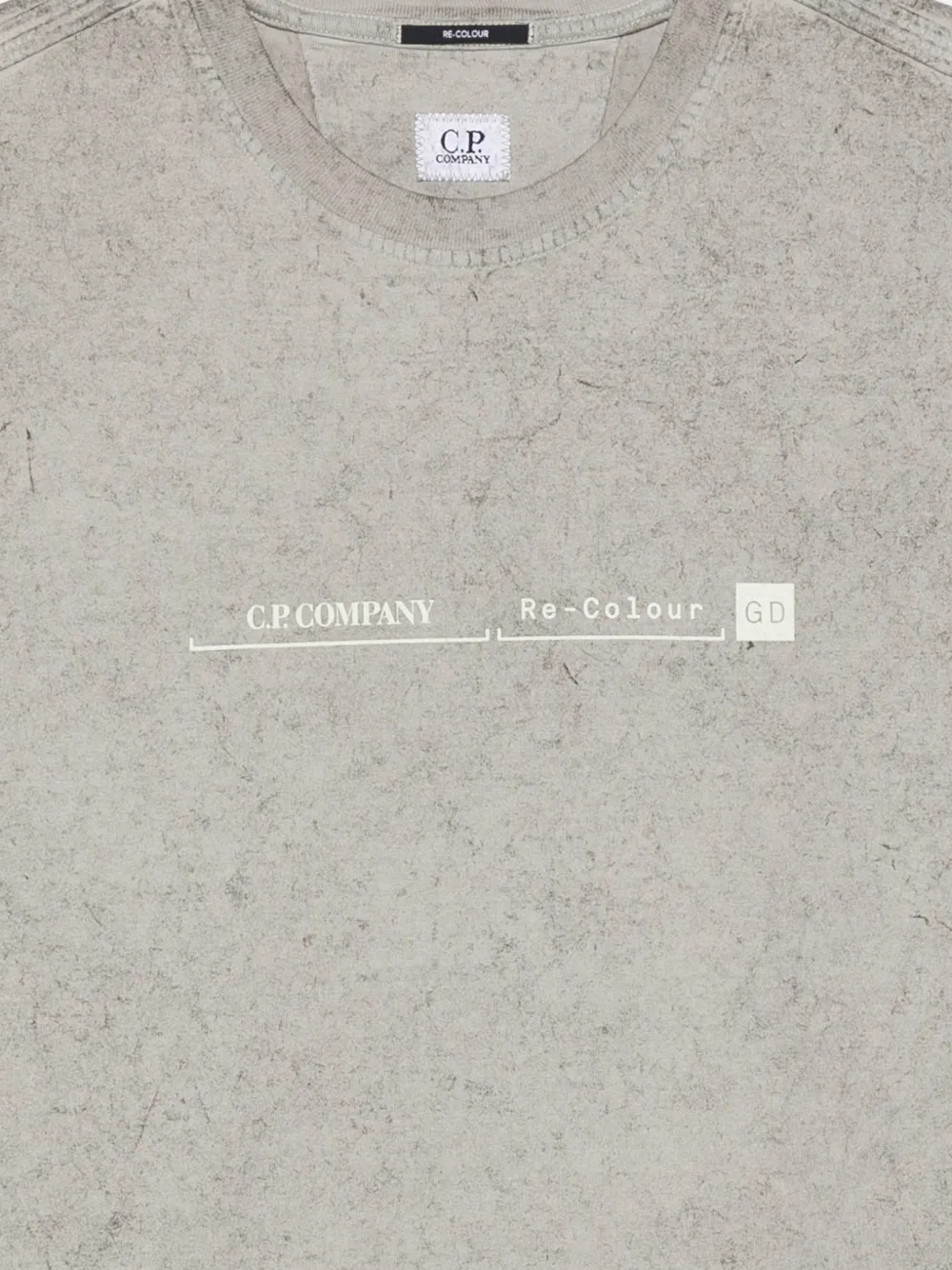 C.P. Company T-shirt met logoprint Grijs
