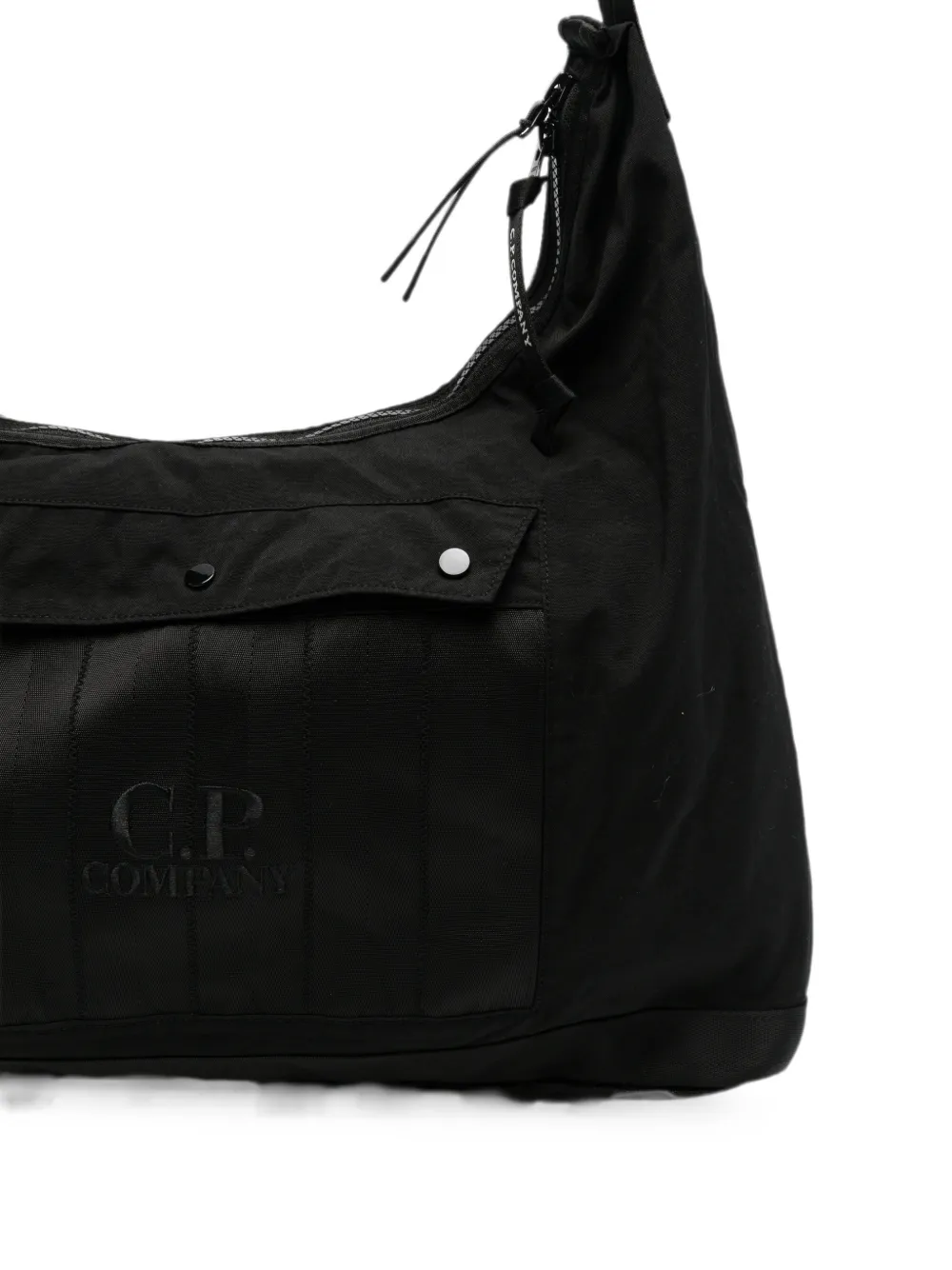 C.P. Company Messengertas met geborduurd logo Zwart