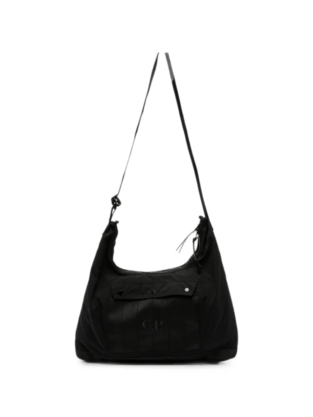 C.P. Company logo-embroidered messenger bag - Nero