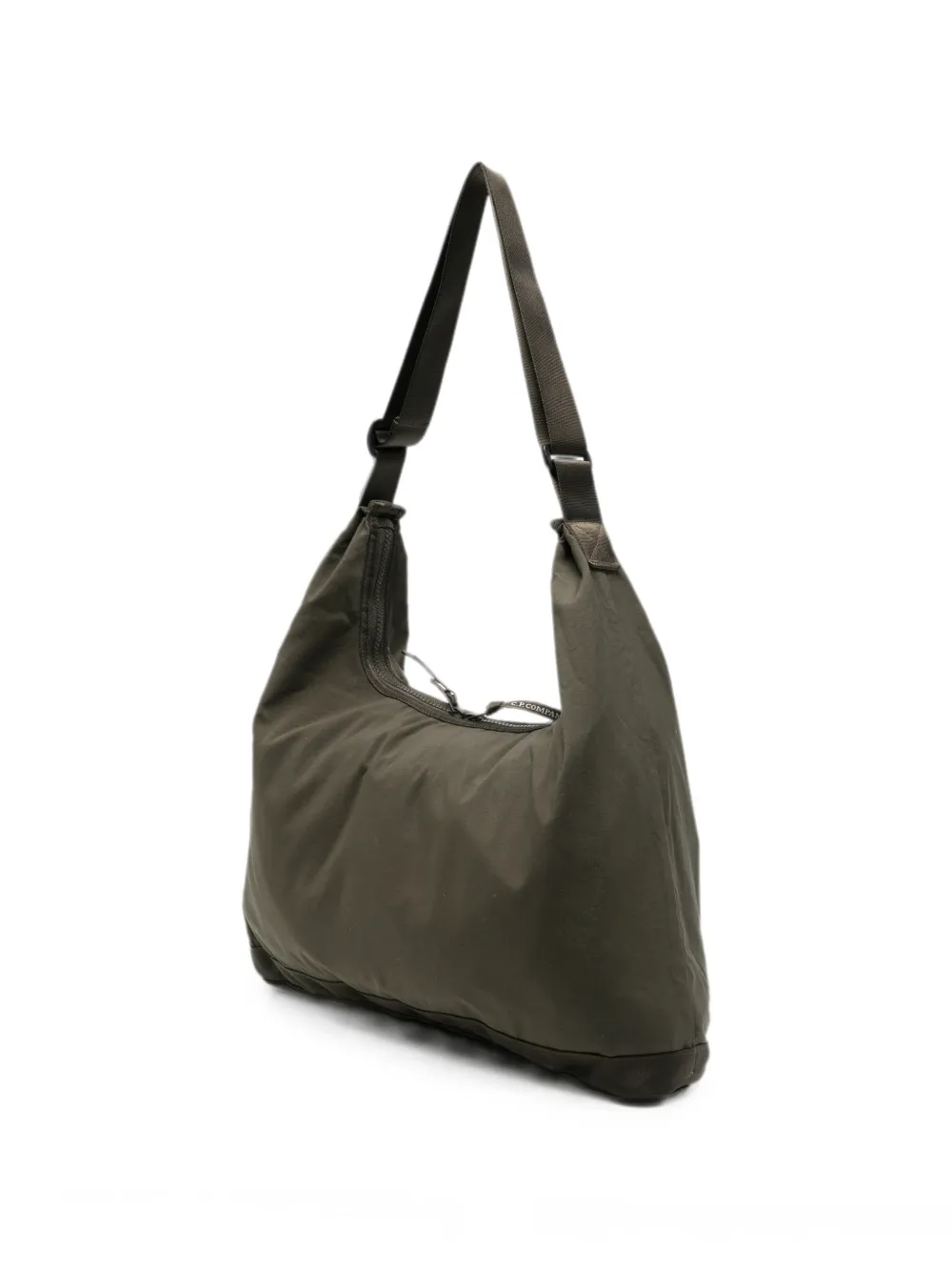 C.P. Company Shopper met geborduurd logo en vlakken Groen