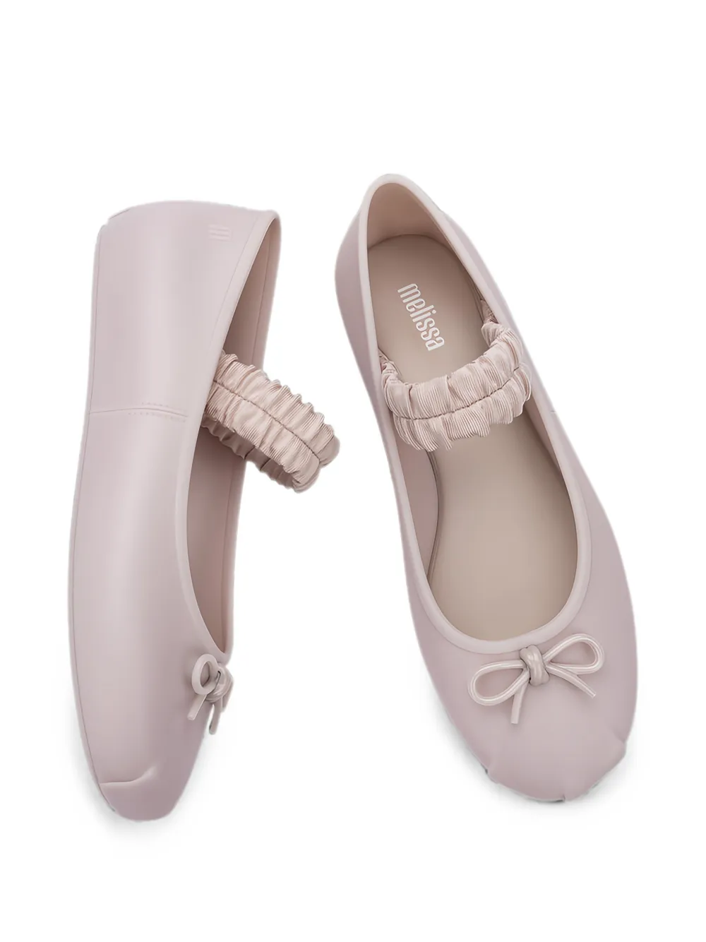 Melissa Sophie Scrunch ballet flats Roze
