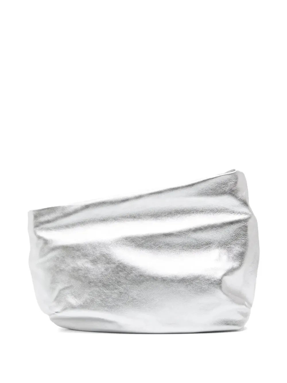 Marsèll Fanta clutch met metallic-effect Zilver