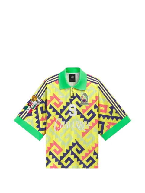 adidas x Willy Chavarria AOP goalkeeper geometric-print T-shirt