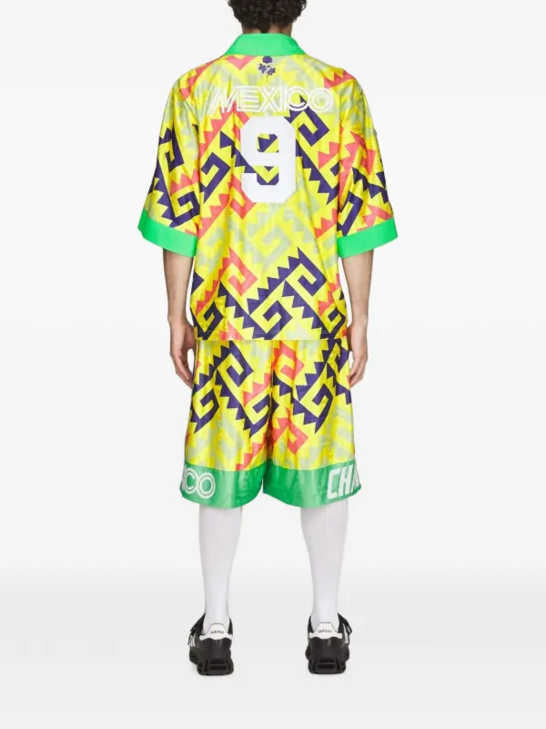 Adidas x Willy Chavarria AOP Goalkeeper geometric-print T-shirt