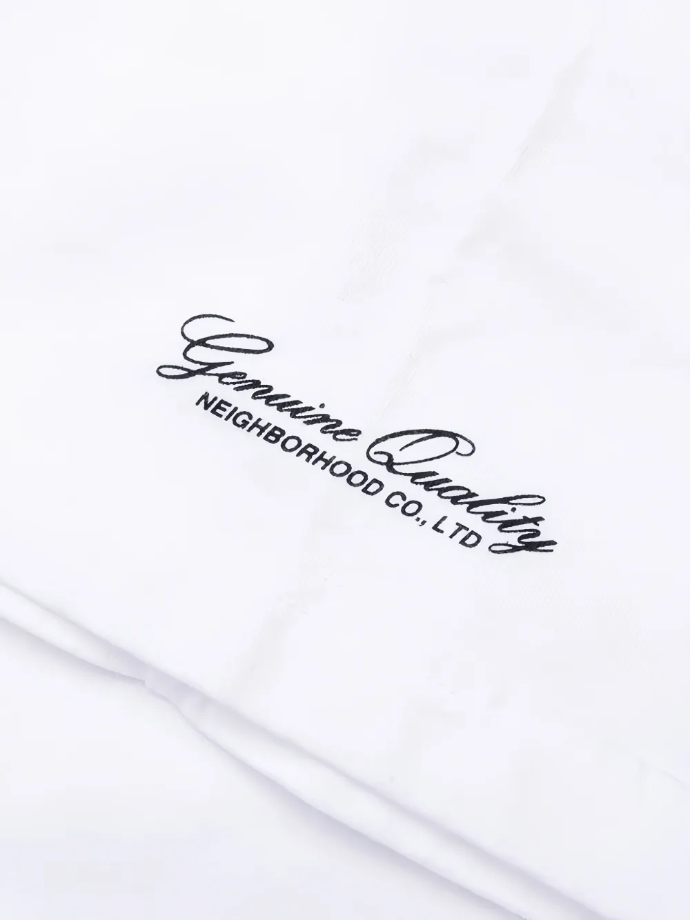 Neighborhood T-shirt met logoprint Wit
