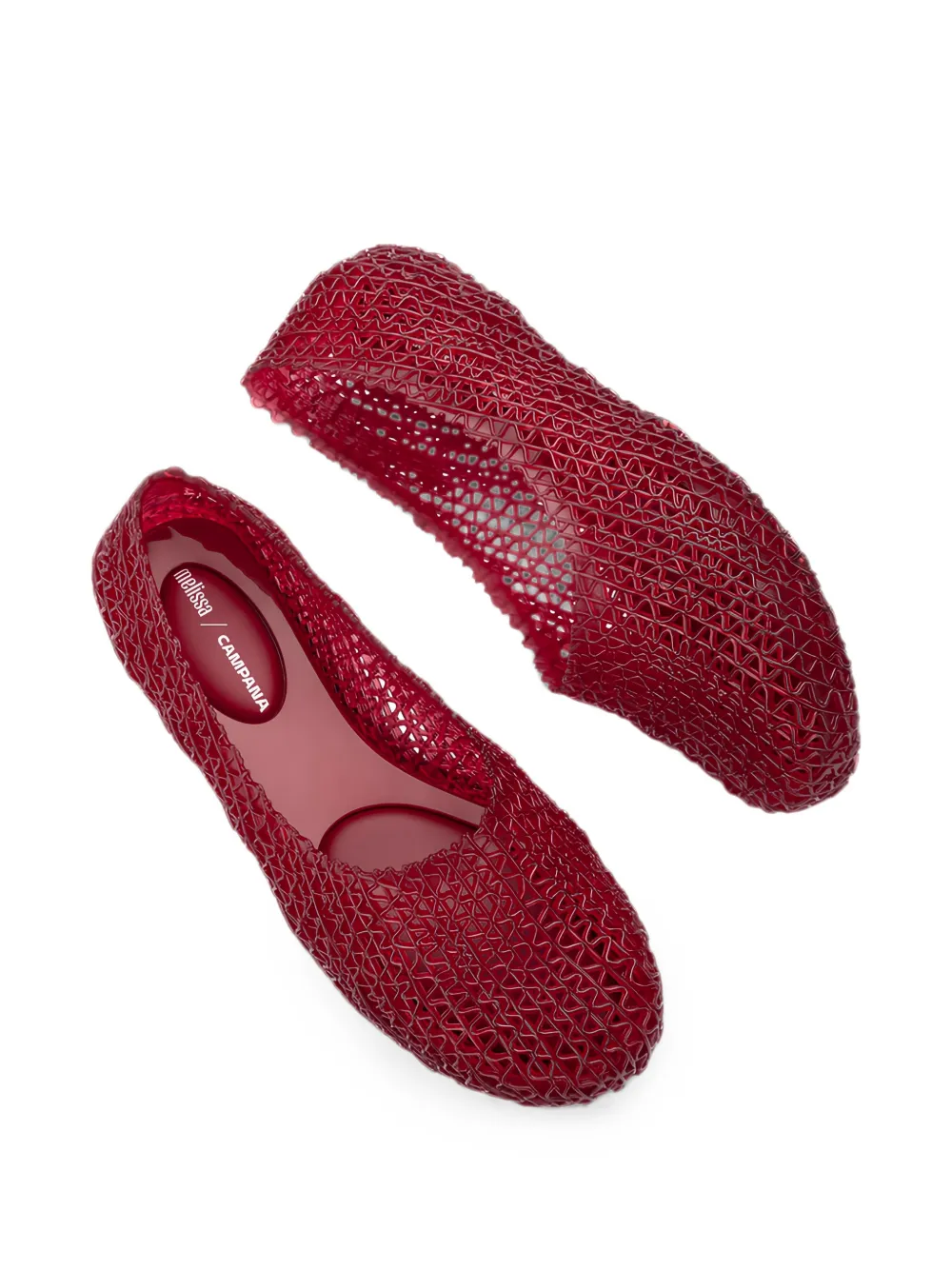 Melissa Campana Papel Hug ballet flats Rood