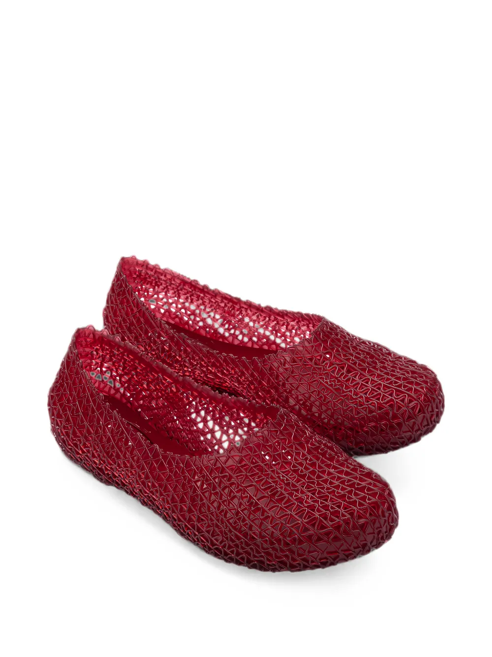 Melissa Campana Papel Hug ballet flats Rood