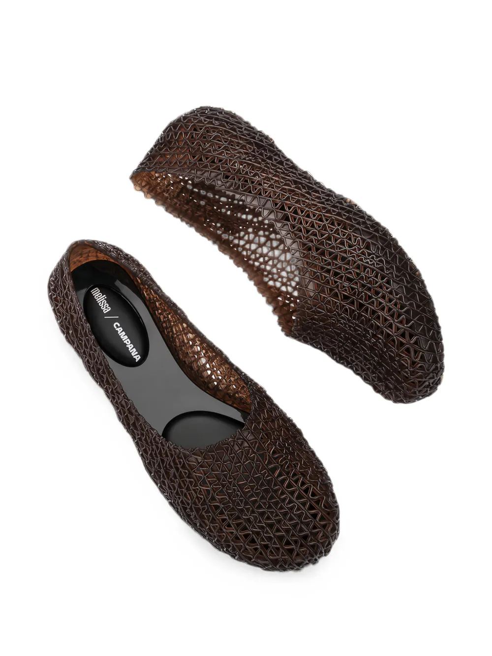 Melissa Campana Papel Hug ballet flats Wit