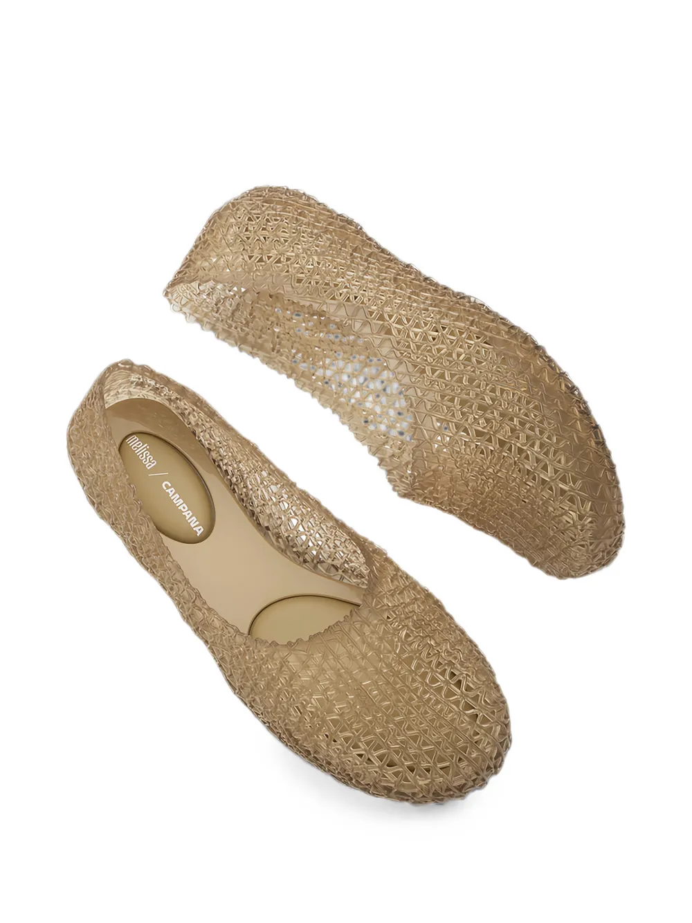 Melissa Campana Papel Hug ballet flats Wit