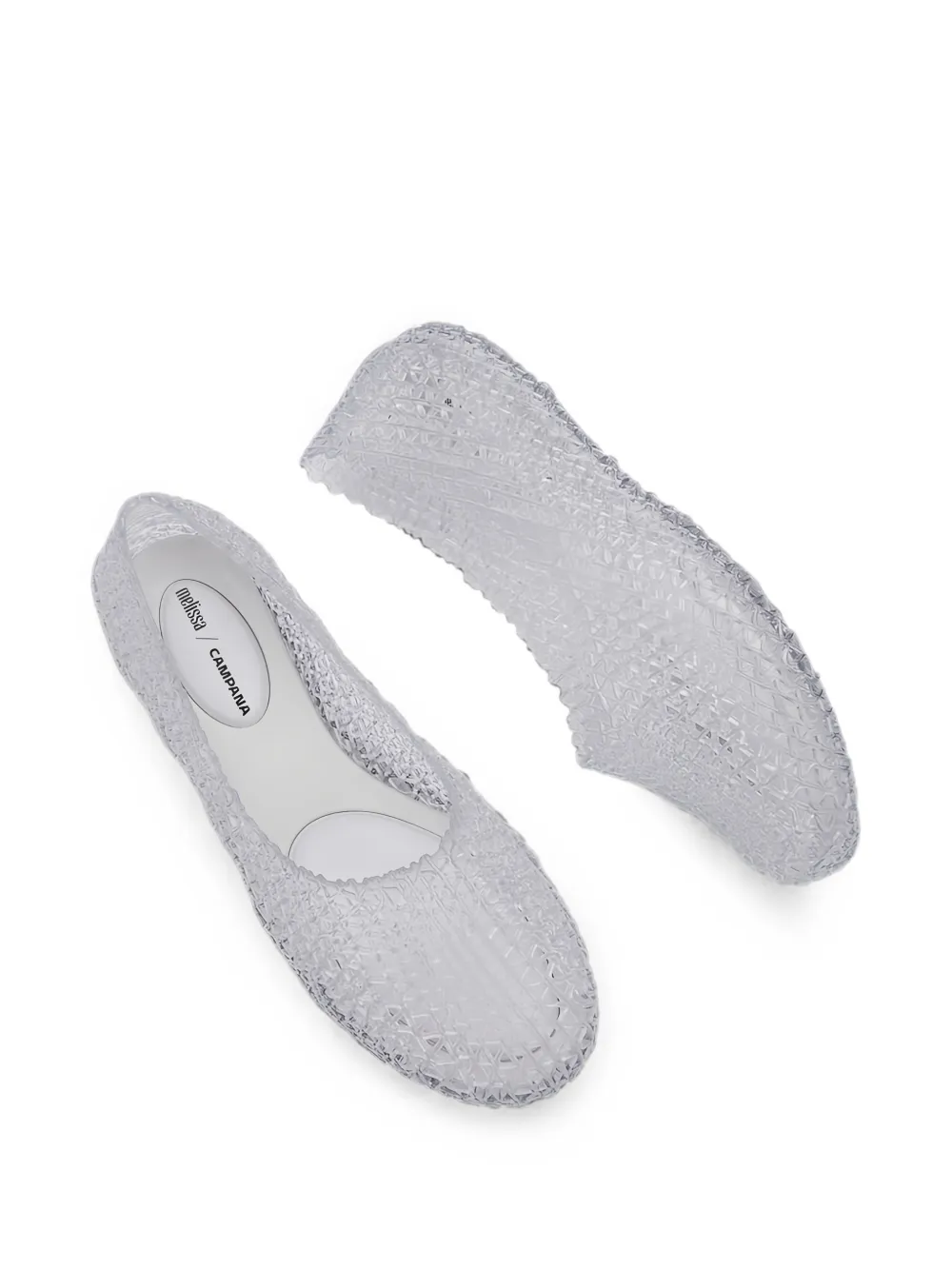 Melissa Campana Papel Hug ballet flats Wit
