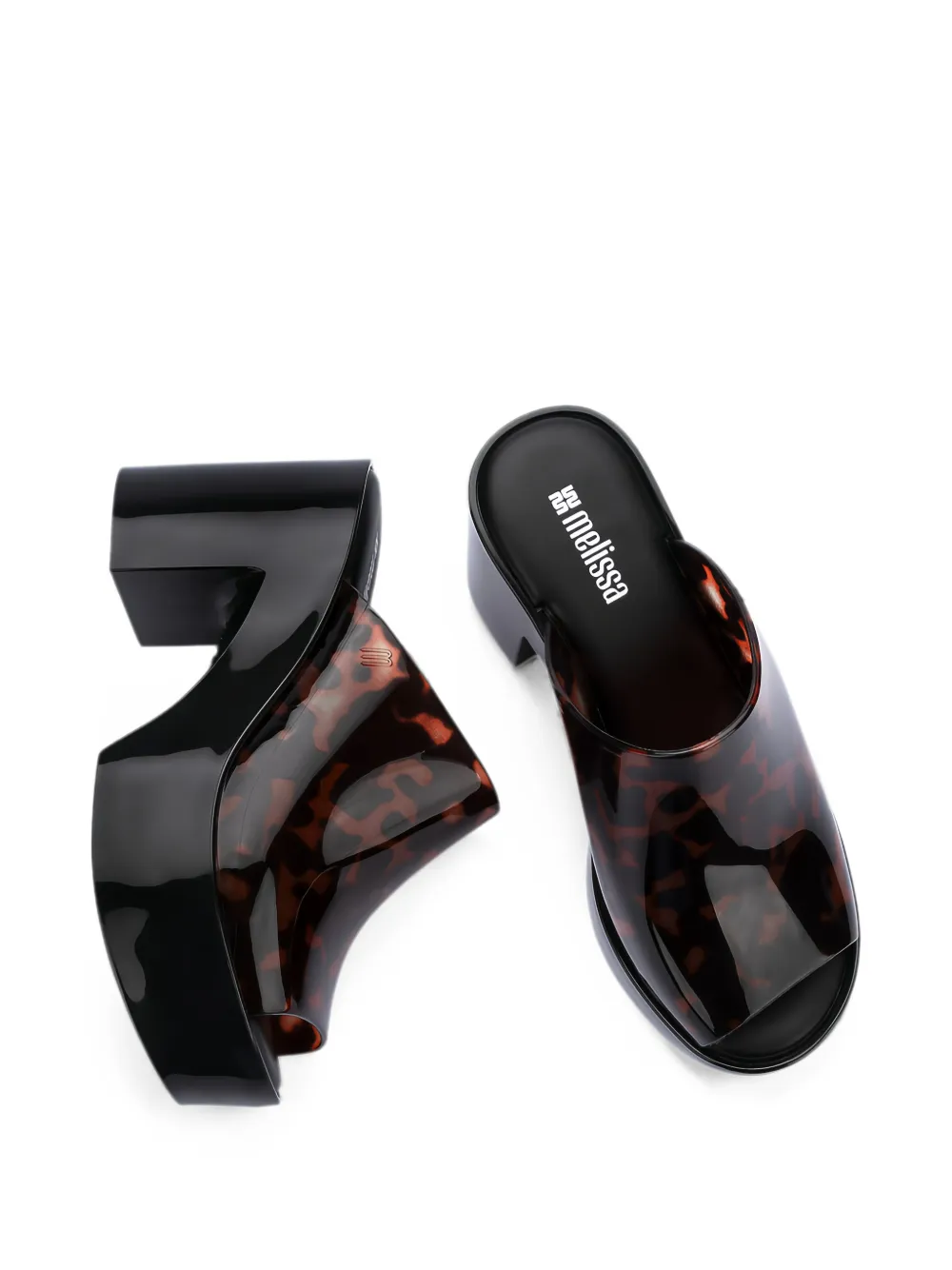 Melissa Hype II platform sandals Zwart