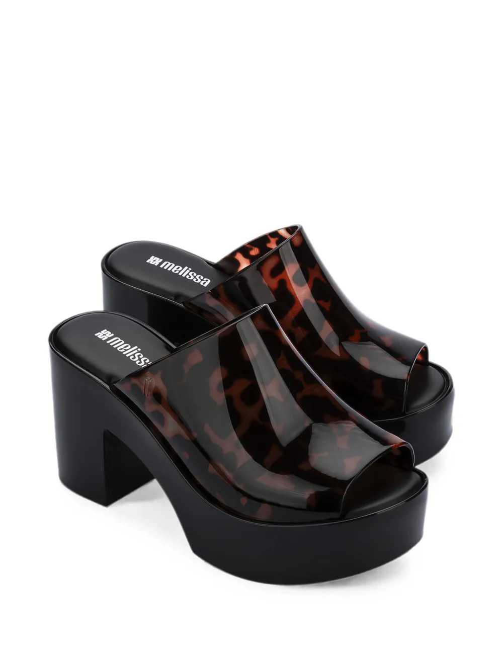 Melissa Hype II platform sandals Zwart