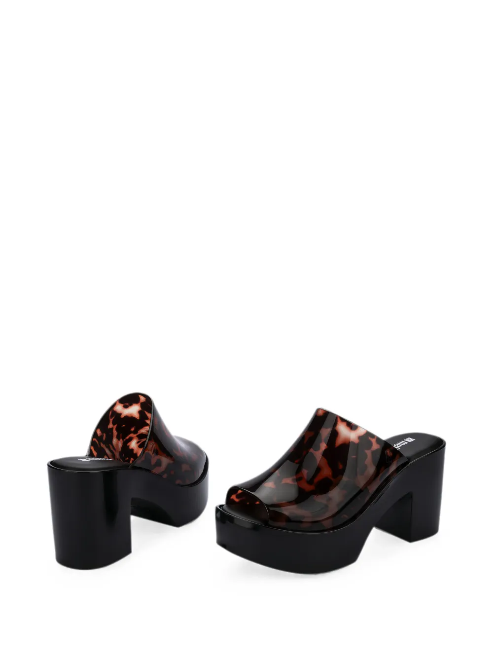 Melissa Hype II platform sandals Zwart