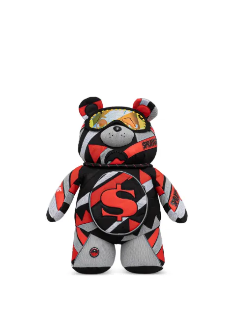 Sprayground bear-shaped graphic-print backpack