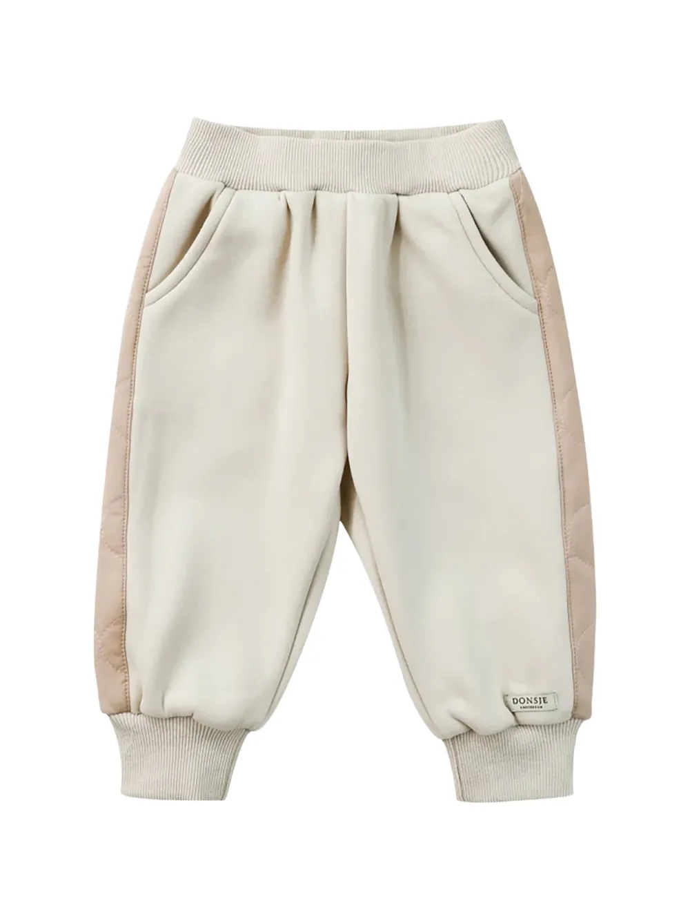 Donsje Noorien logo-patch tracksuit bottoms Beige