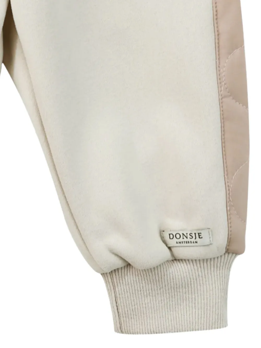 Donsje Noorien logo-patch tracksuit bottoms Beige