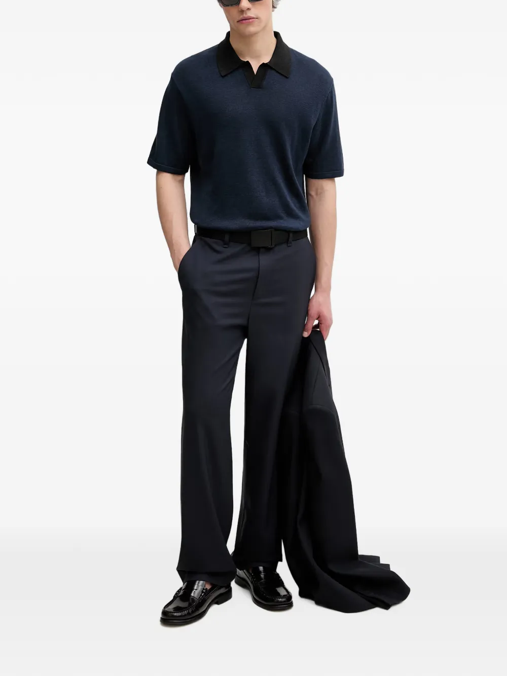 rag & bone Wollen pantalon Blauw