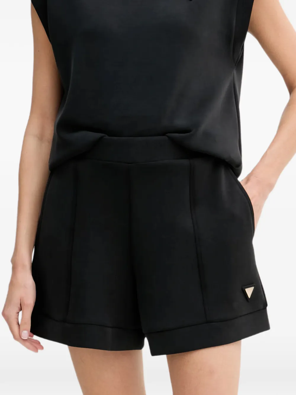 GUESS USA Shorts met trekkoord Zwart