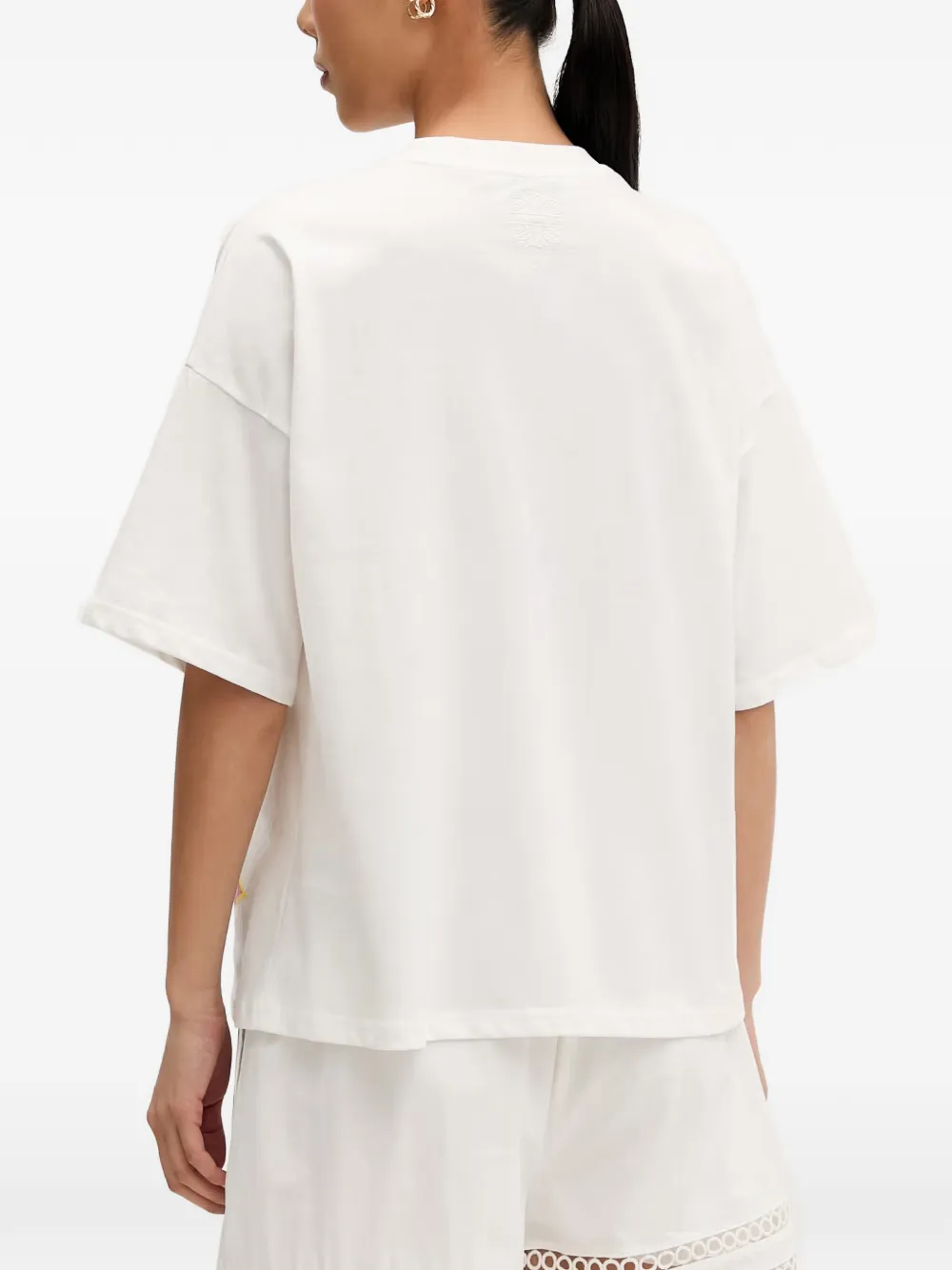 Never Fully Dressed Graphic-print T-shirt In White
