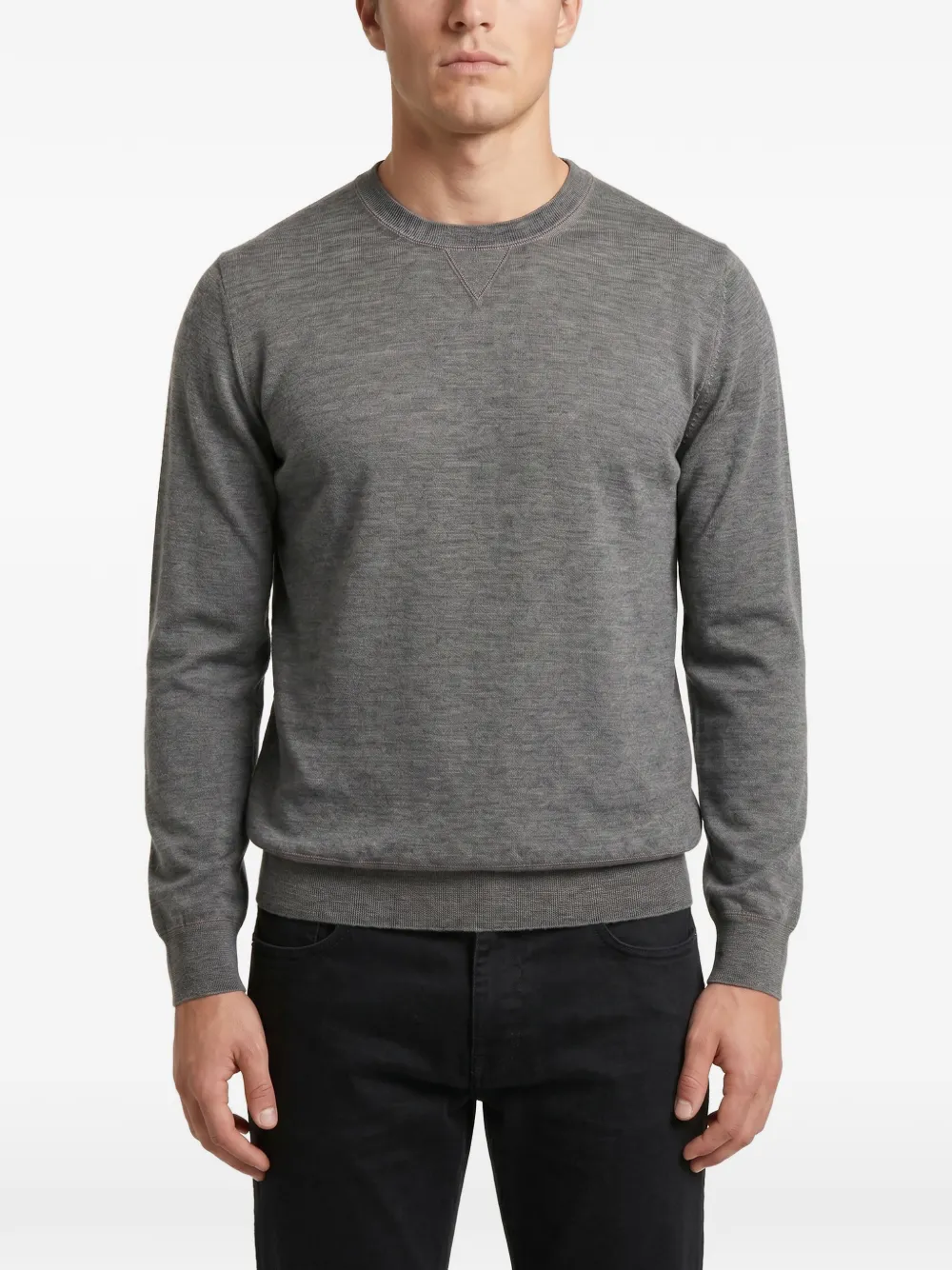 Brunello Cucinelli crew-neck sweater - Grigio