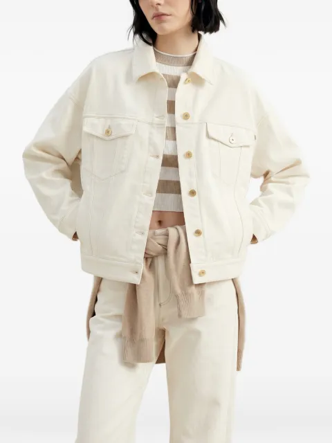 Brunello Cucinelli chaqueta vaquera con botones