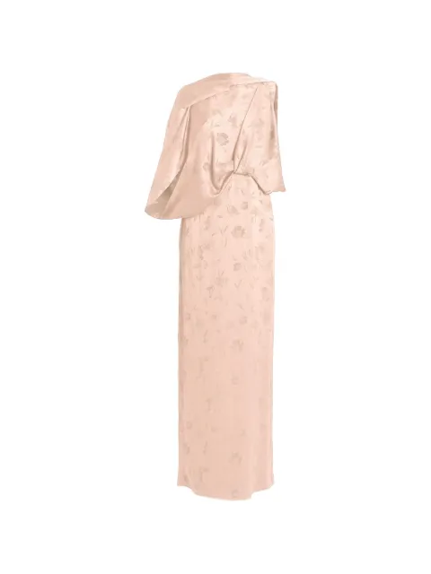 ERDEM draped jacquard maxi gown