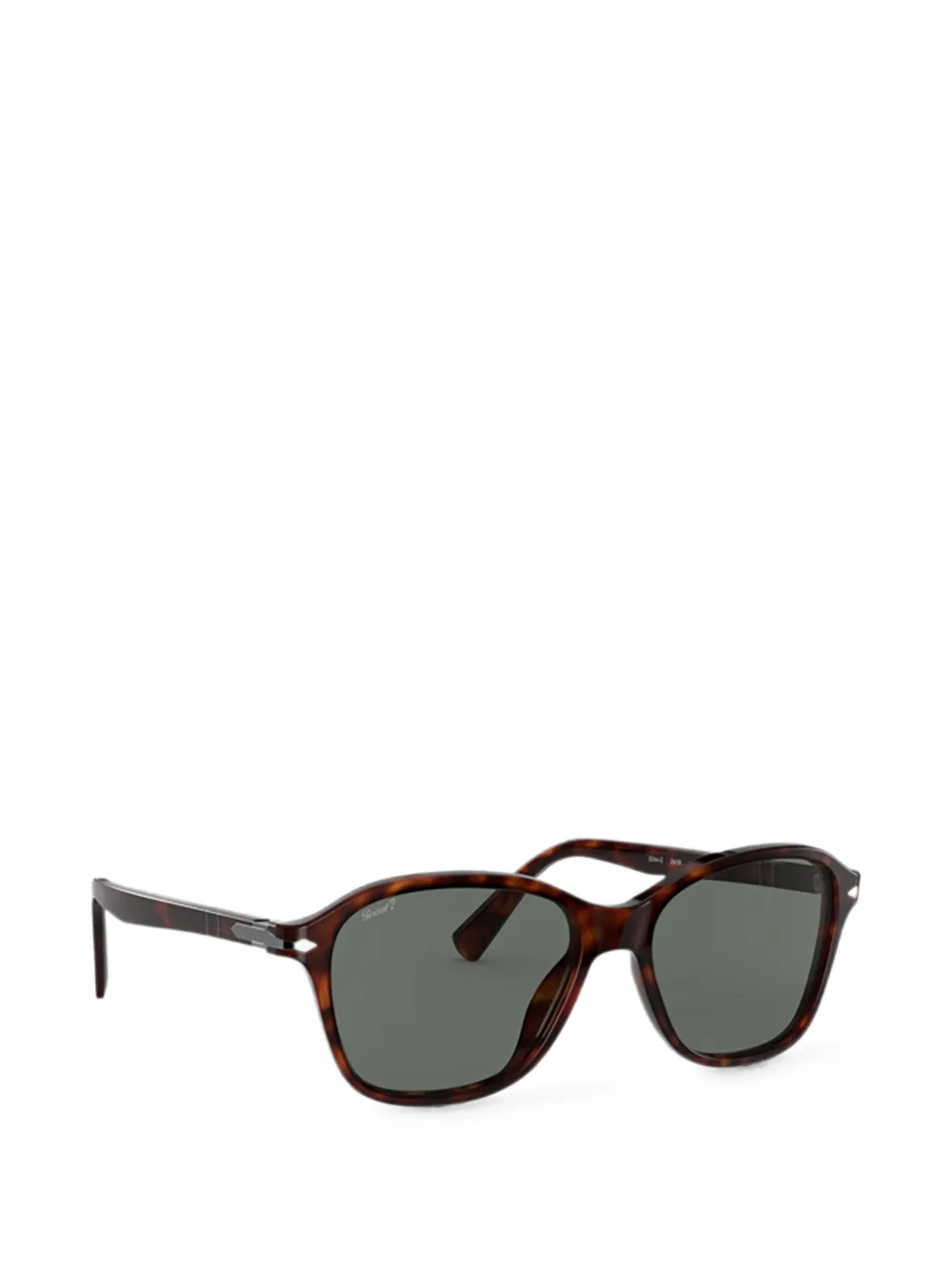 Persol Zonnebril met vierkant montuur Bruin