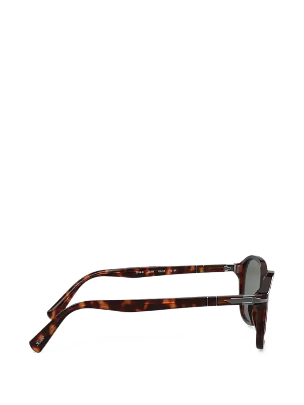 Persol Zonnebril met vierkant montuur Bruin